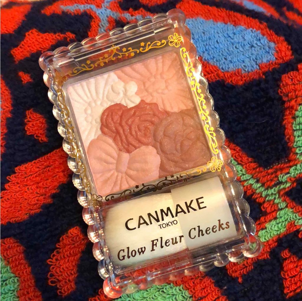 グロウフルールチークス/キャンメイク/パウダーチークを使ったクチコミ（1枚目）