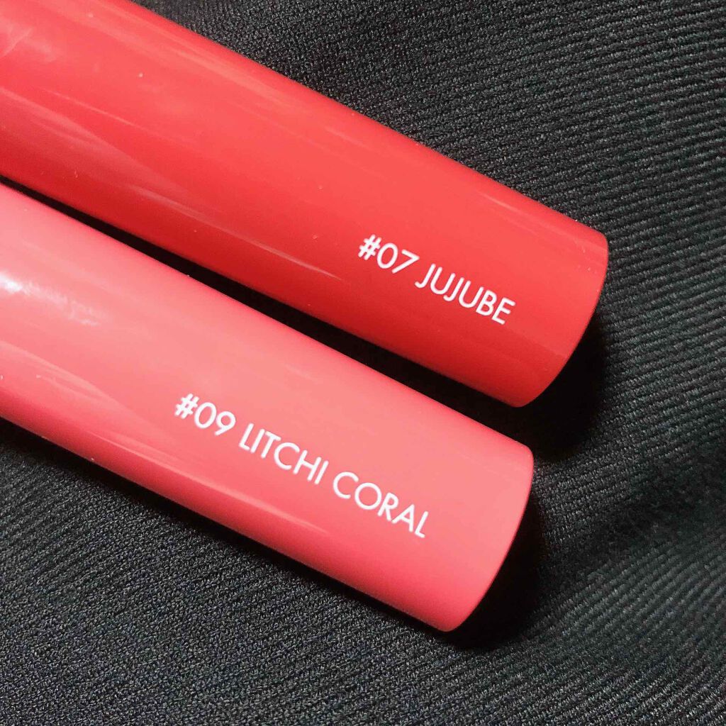 ジューシーラスティングティント/rom&nd/リップティントを使ったクチコミ(1枚目)