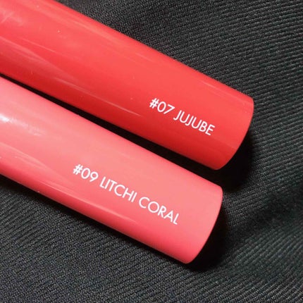 ジューシーラスティングティント/rom&nd/リップティントを使ったクチコミ(1枚目)