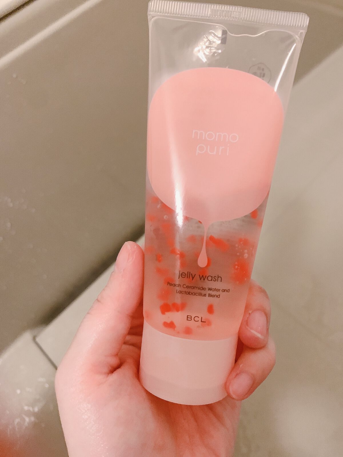 潤いジェリー洗顔/ももぷり/洗顔フォームを使ったクチコミ（1枚目）