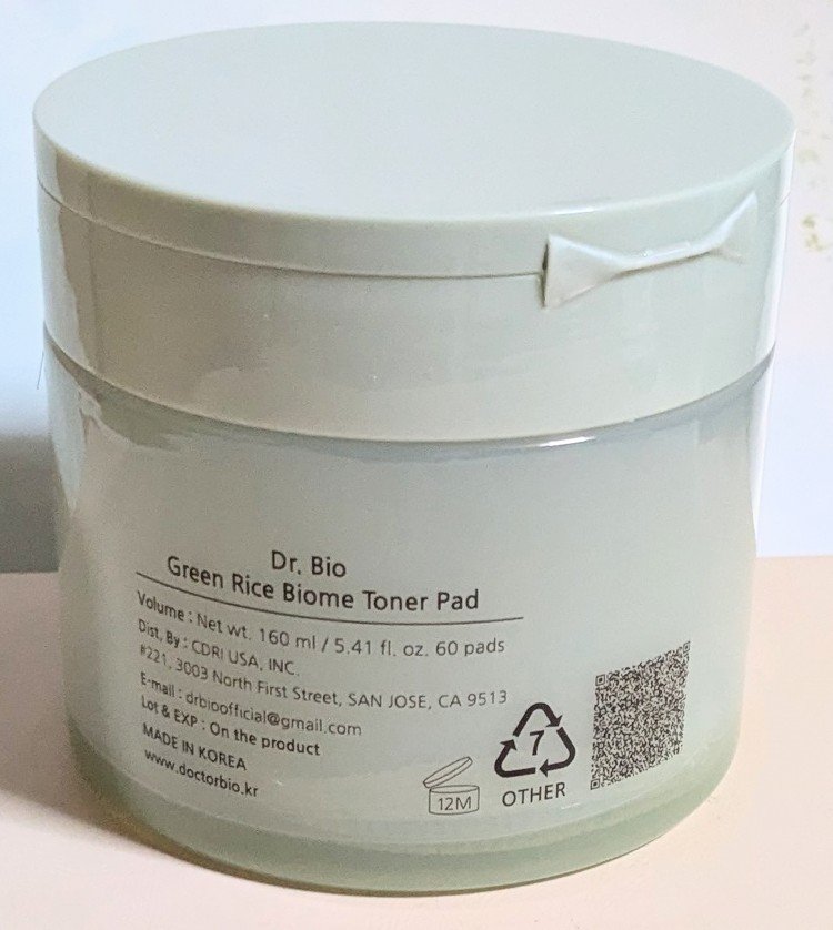 緑米バイオーム™トーンアップ毛穴トナーパッド/Dr.Bio/トナーパッドを使ったクチコミ（2枚目）