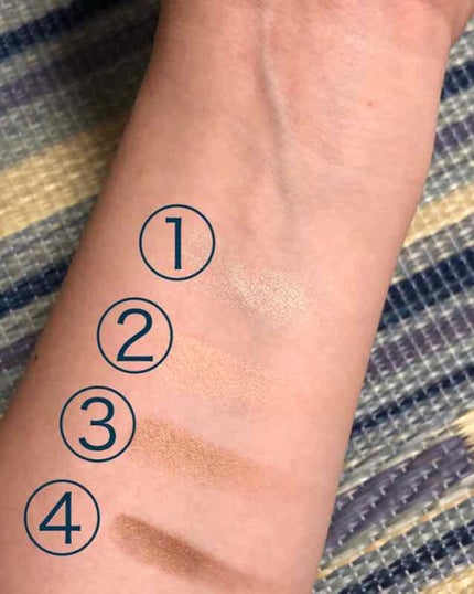 スキニーリッチシャドウ/excel/アイシャドウパレットを使ったクチコミ(3枚目)