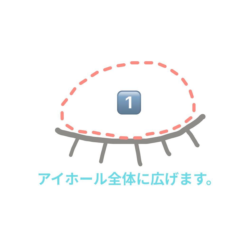 かれーぱん on LIPS 「カレーパンです!一重の方のメイク方法ってあまり載ってないなと思..」(3枚目)