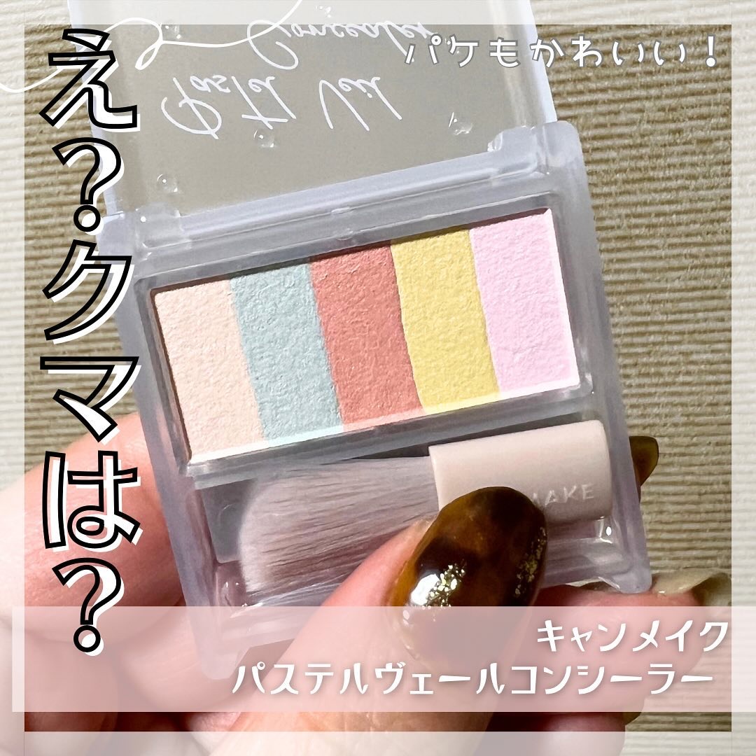 パステルヴェールコンシーラー/キャンメイク/パレットコンシーラーを使ったクチコミ（1枚目）