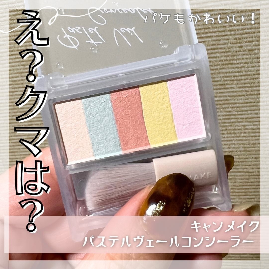 パステルヴェールコンシーラー/キャンメイク/パレットコンシーラーを使ったクチコミ(1枚目)