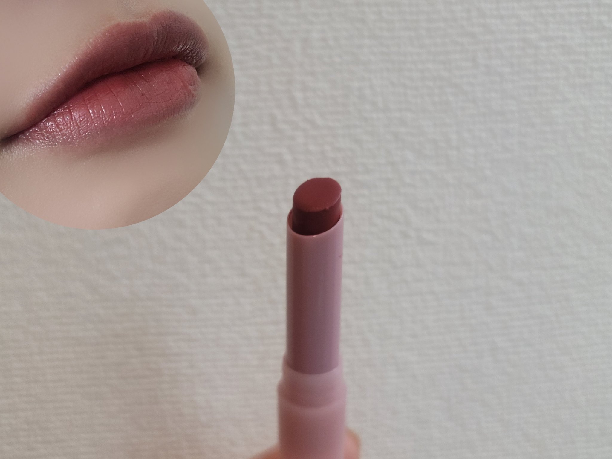 スリムスティックメルティングマット/hince/口紅を使ったクチコミ（3枚目）