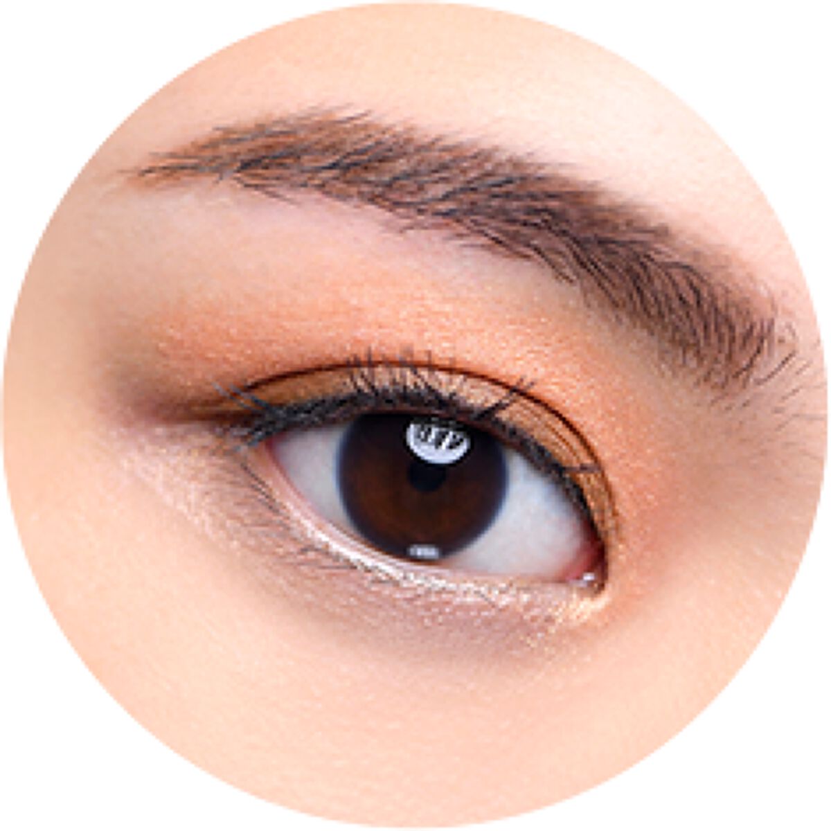 ツイングラデーションアイカラー オレンジプラリネ