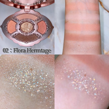 ミッドサマーフェアリーテイルズコレクション 5色アイシャドウパレット/FlowerKnows/アイシャドウパレットを使ったクチコミ(6枚目)