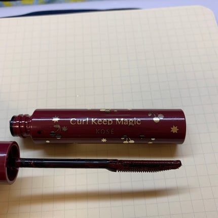 カールキープマジック ダークチェリー(限定色)/コーセーコスメニエンス/マスカラを使ったクチコミ(2枚目)