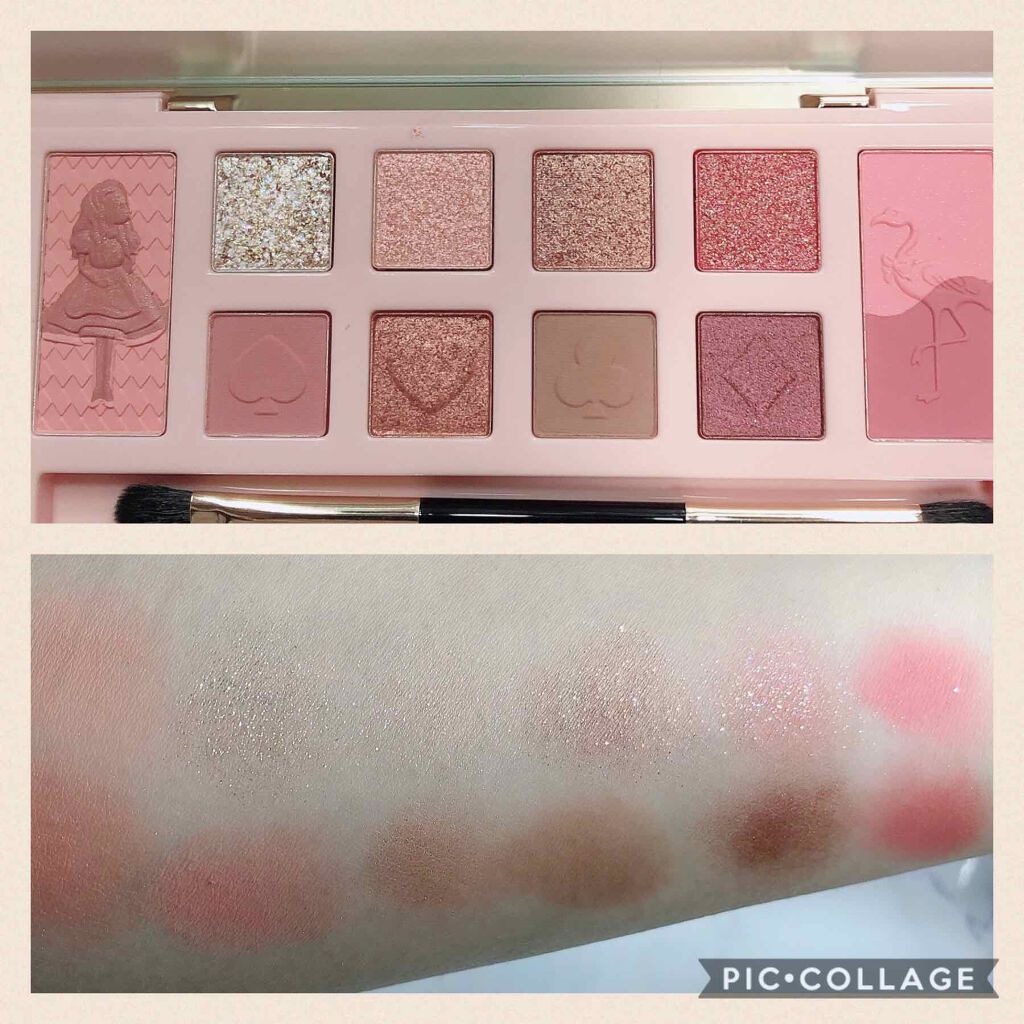 アリスドリームランドシリーズ 12色アイシャドウパレット(ZEESEA×大英博物館)/ZEESEA/アイシャドウパレットを使ったクチコミ(2枚目)