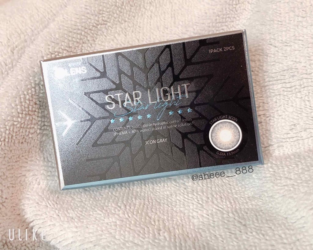 スターライト3コン ３コングレー/OLENS/カラーコンタクトレンズを使ったクチコミ（1枚目）