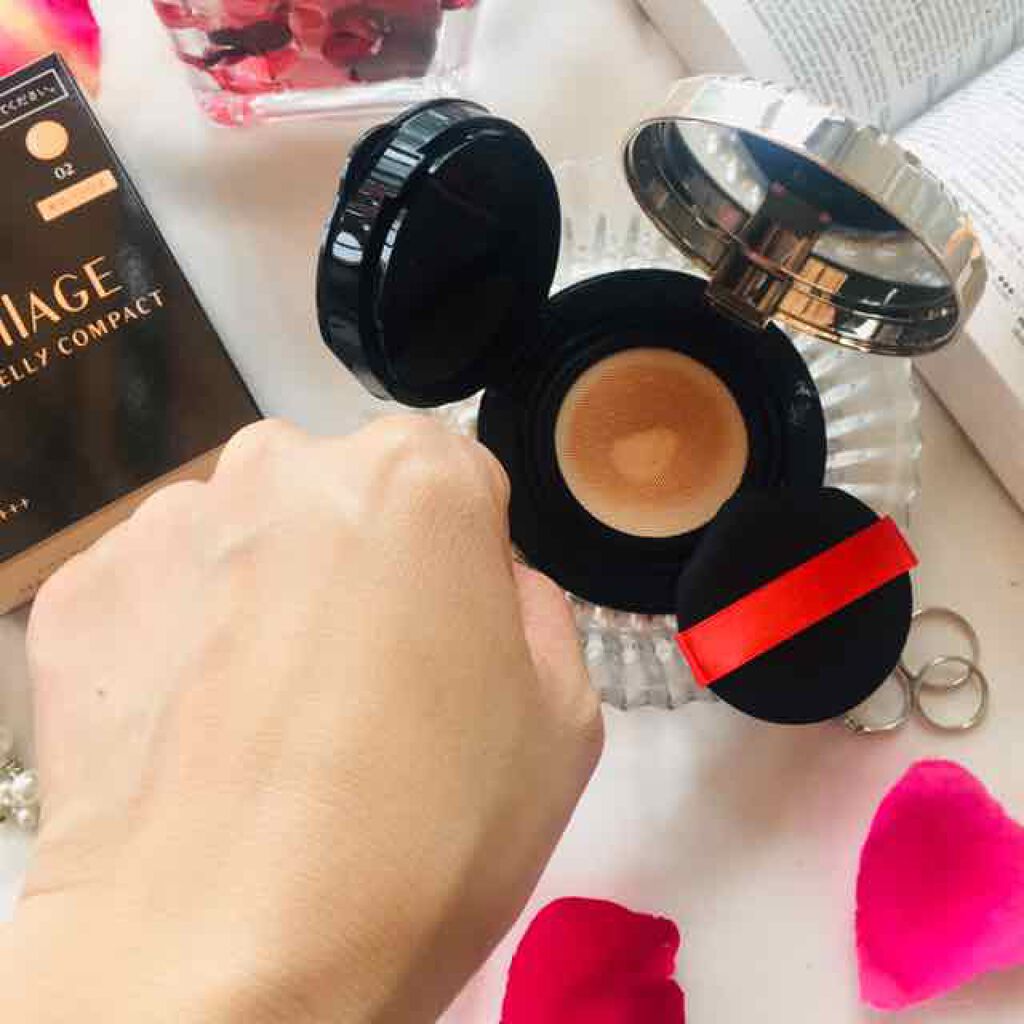 ドラマティックジェリーコンパクト/マキアージュ/クッションファンデーションを使ったクチコミ(3枚目)