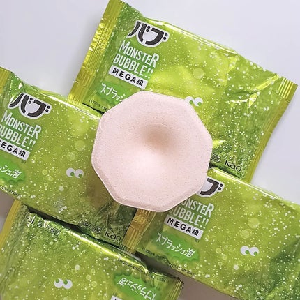 バブ モンスターバブルMEGA級 スプラッシュ泡 シトラススパークの香り/バブ/炭酸系入浴剤を使ったクチコミ(4枚目)