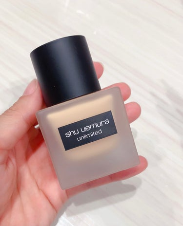 アンリミテッド ラスティング フルイド/shu uemura/リキッドファンデーションを使ったクチコミ（1枚目）