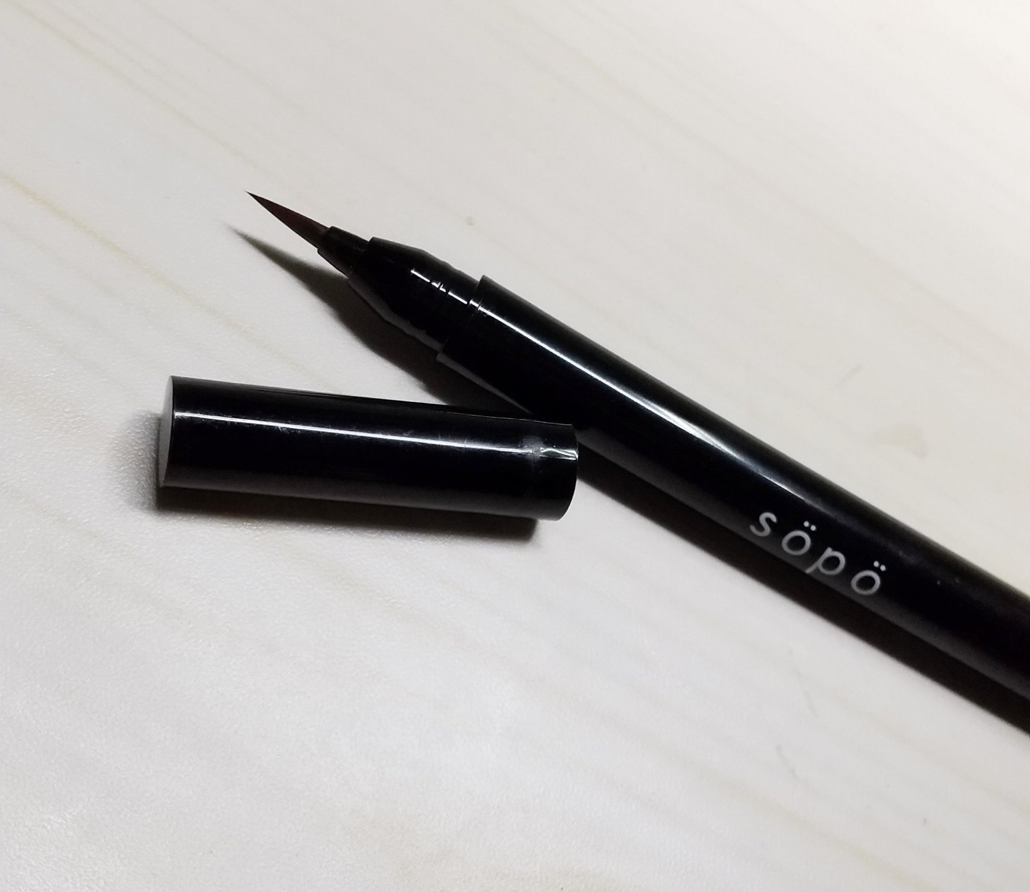 sopo リキッドアイライナーのクチコミ「sopoのリキッドアイライナー(*•᎑•*)︎💕︎︎
04番のバイオレットのカラーなんですが、.....」（2枚目）