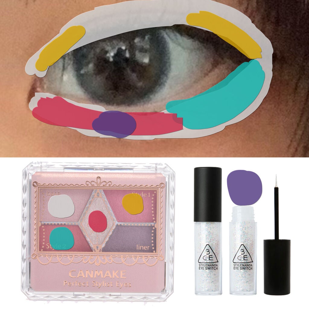 【旧品】パーフェクトスタイリストアイズ/キャンメイク/アイシャドウパレットを使ったクチコミ(2枚目)