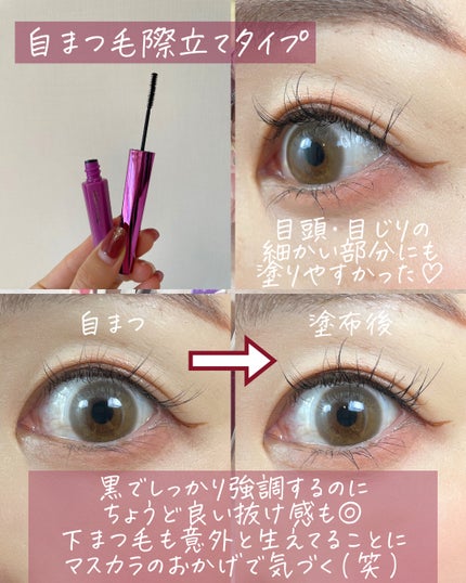 「塗るつけまつげ」ロングタイプ/デジャヴュ/マスカラを使ったクチコミ(3枚目)