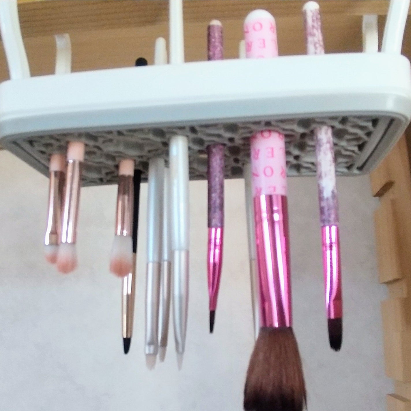 メイクブラシ専用クリーナー/DAISO/その他化粧小物を使ったクチコミ(10枚目)