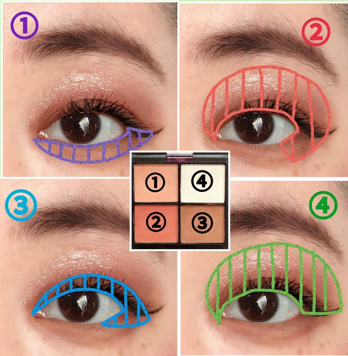 ミックスアイブロウ/キャンメイク/パウダーアイブロウを使ったクチコミ(4枚目)