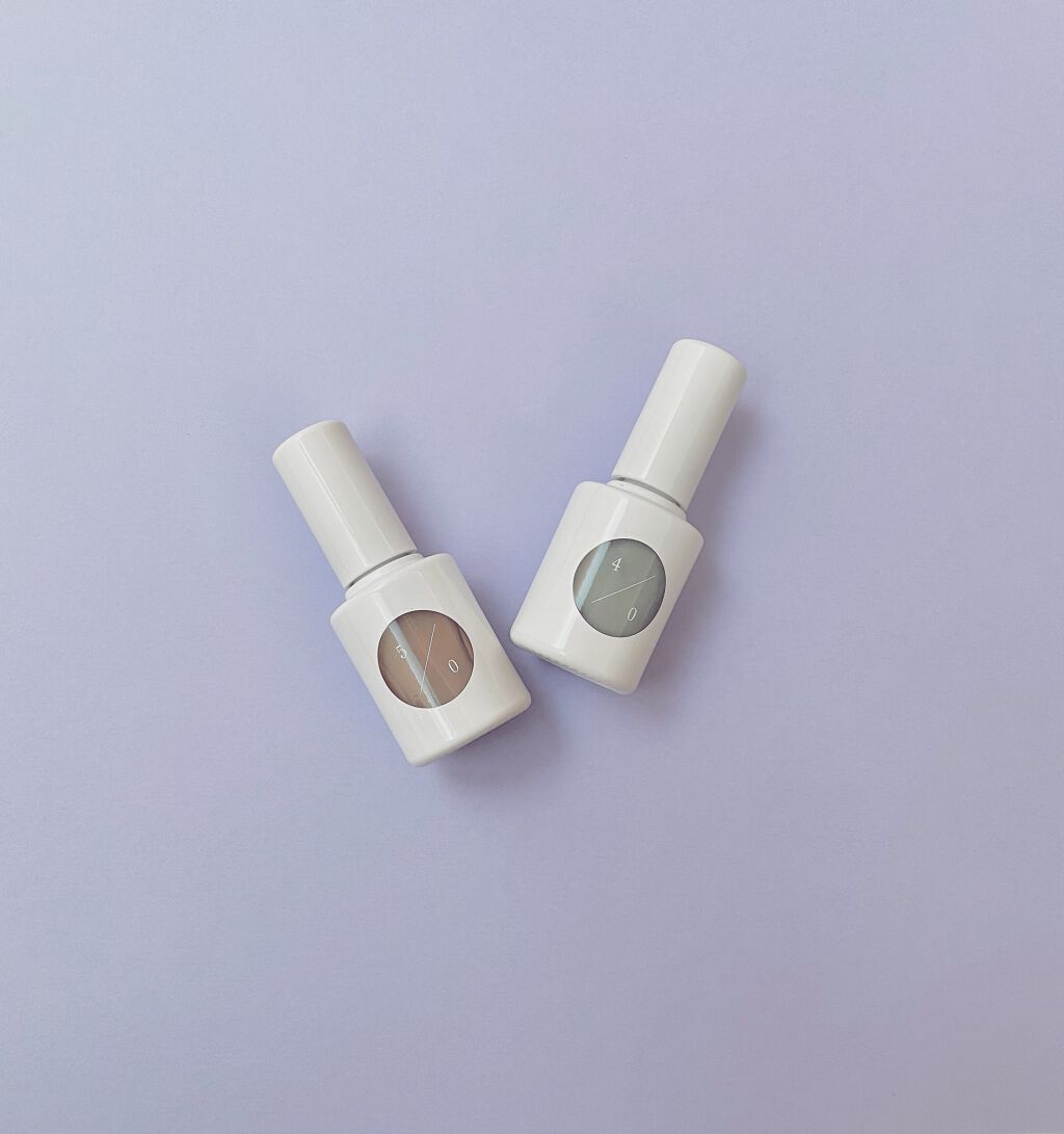 カラーベースコート ゼロ 4／0/uka/オールインワンネイルを使ったクチコミ（1枚目）