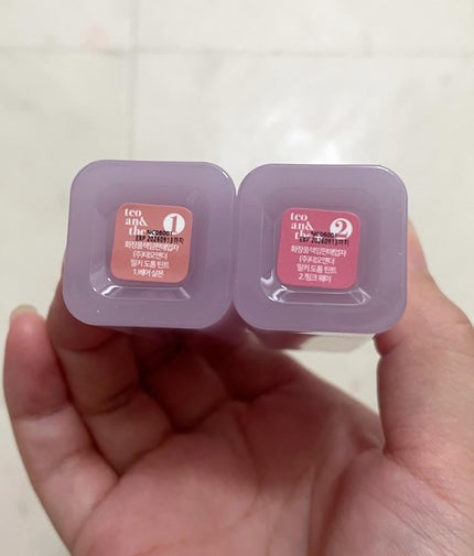 teo and the Milky Dotom Tint/タオアンダー/リップグロスを使ったクチコミ(3枚目)