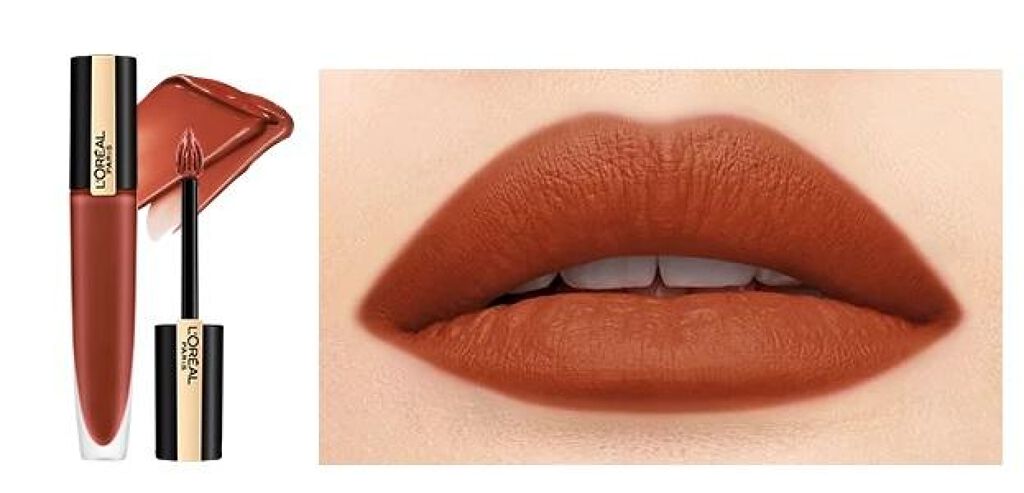 ルージュシグネチャー /ロレアル パリ/リップグロスを使ったクチコミ(3枚目)