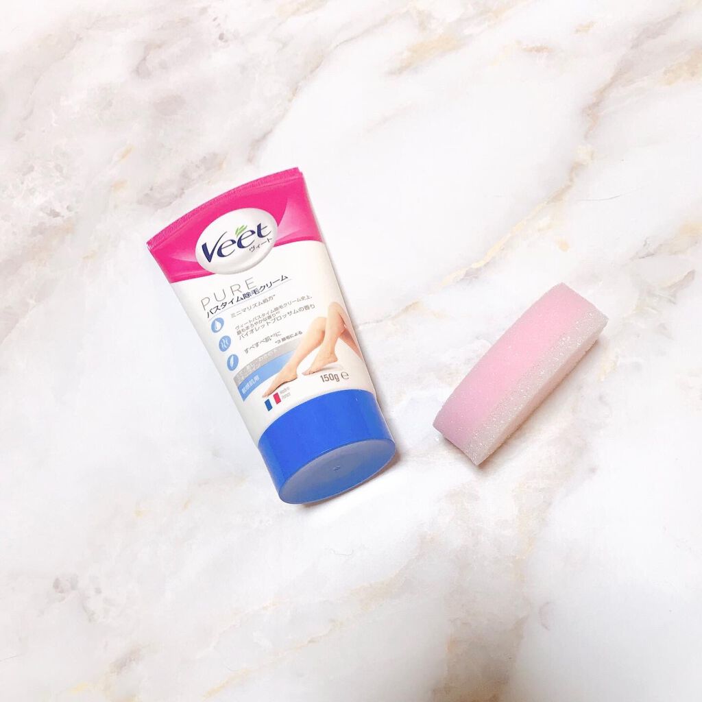 ヴィート ピュアバスタイム除毛クリーム 敏感肌用/Veet/除毛クリームを使ったクチコミ（2枚目）