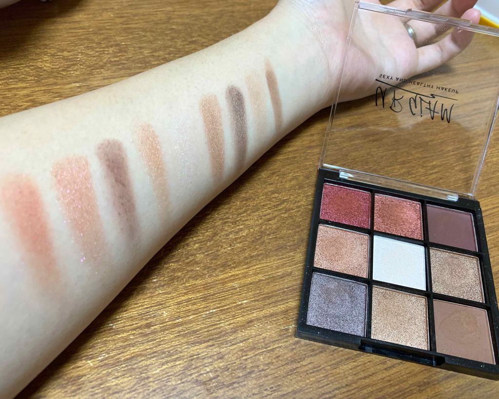 UR GLAM　BLOOMING EYE COLOR PALETTE/U R GLAM/アイシャドウパレットを使ったクチコミ（1枚目）