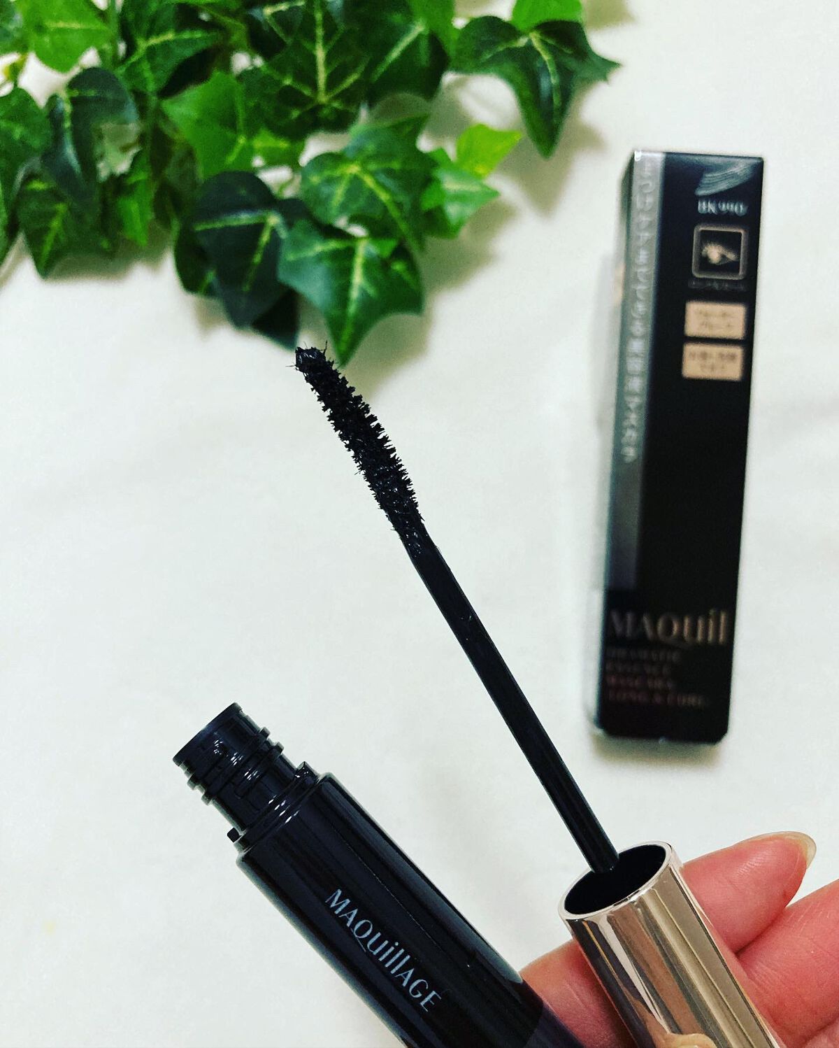 ドラマティックエッセンスマスカラ (ロング＆カール)/マキアージュ/マスカラを使ったクチコミ（3枚目）