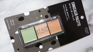 UR GLAM　CONCEALER PALETTE グリーンパレット/U R GLAM/パレットコンシーラーを使ったクチコミ（1枚目）