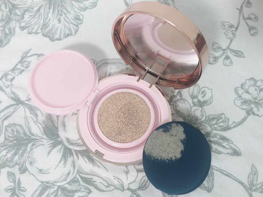 ピンクティーツリーカバークッション/APLIN/クッションファンデーションを使ったクチコミ（2枚目）