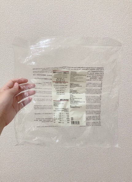生成カットコットン・大判タイプ/無印良品/コットンを使ったクチコミ(3枚目)