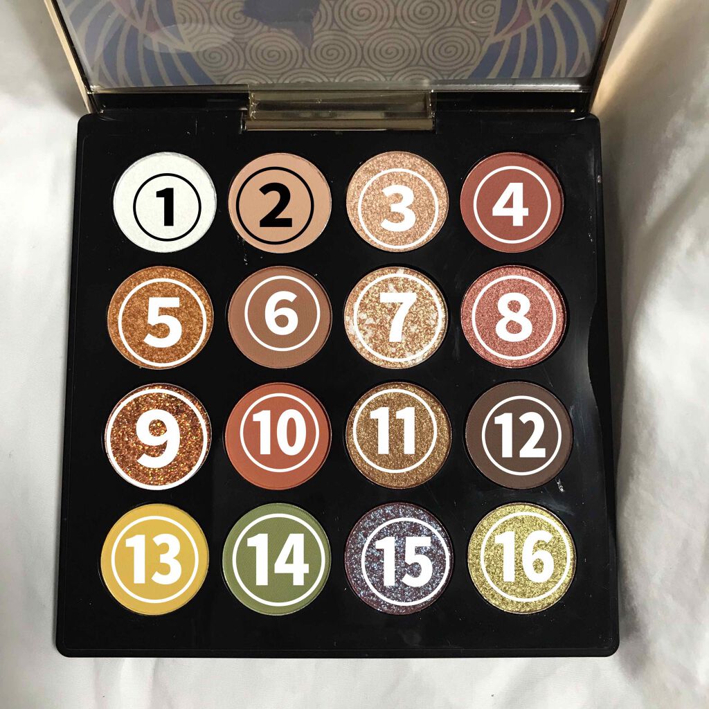 大英博物館 エジプトシリーズ アイシャドウパレット/ZEESEA/アイシャドウパレットを使ったクチコミ（3枚目）