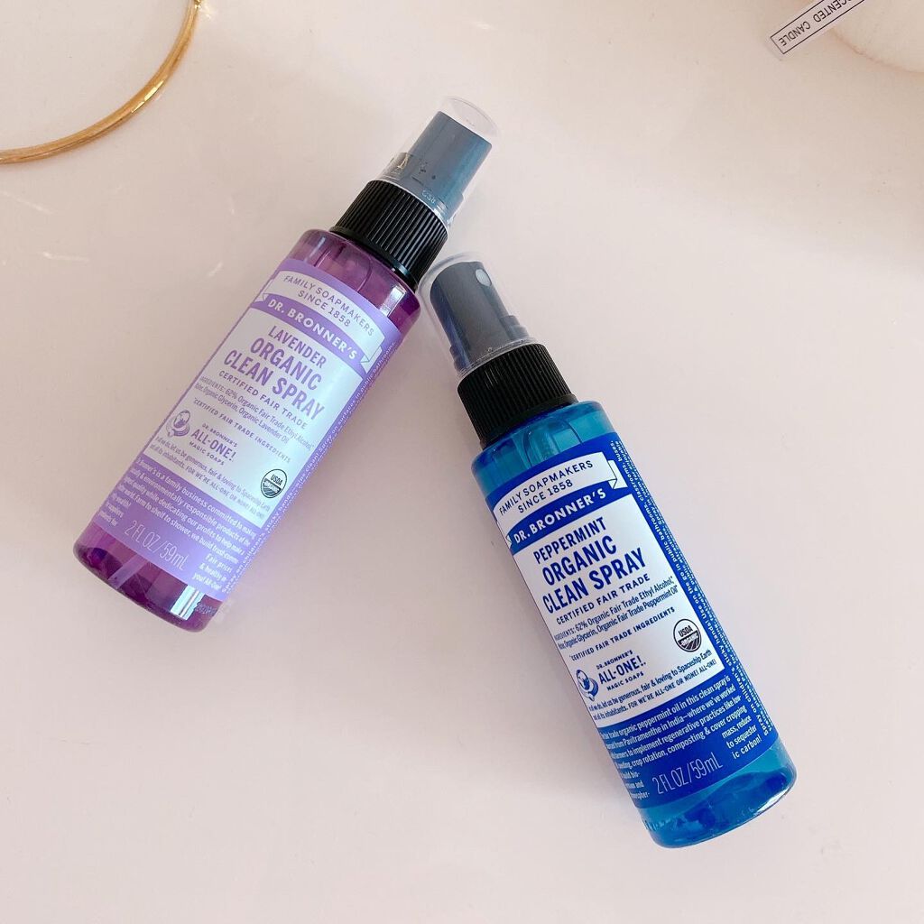 オーガニッククリーンスプレー ラベンダー/Dr. Bronner's Magic Soaps(海外)/その他を使ったクチコミ(7枚目)