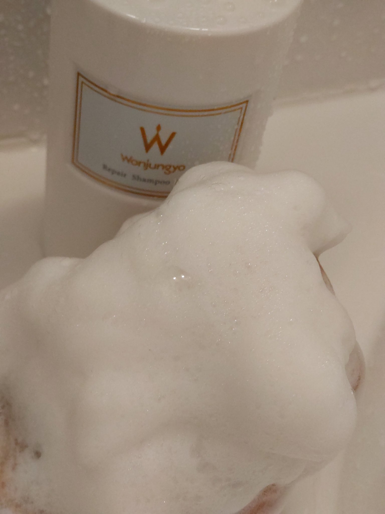 ウォンジョンヨ リペアシャンプー モイスト／リペアトリートメント モイスト/Wonjungyo/市販シャンプーを使ったクチコミ（3枚目）