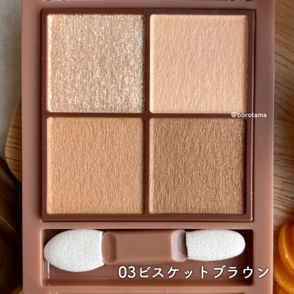 ビタートーンアイシャドウ/CEZANNE/パウダーアイシャドウを使ったクチコミ(3枚目)