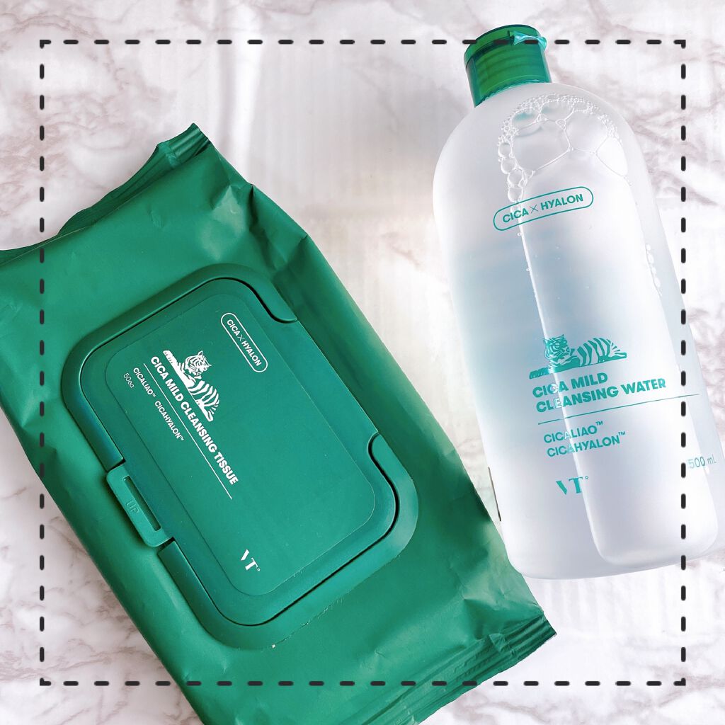 CICA マイルドクレンジングウォーター/VT/クレンジングウォーターを使ったクチコミ（1枚目）