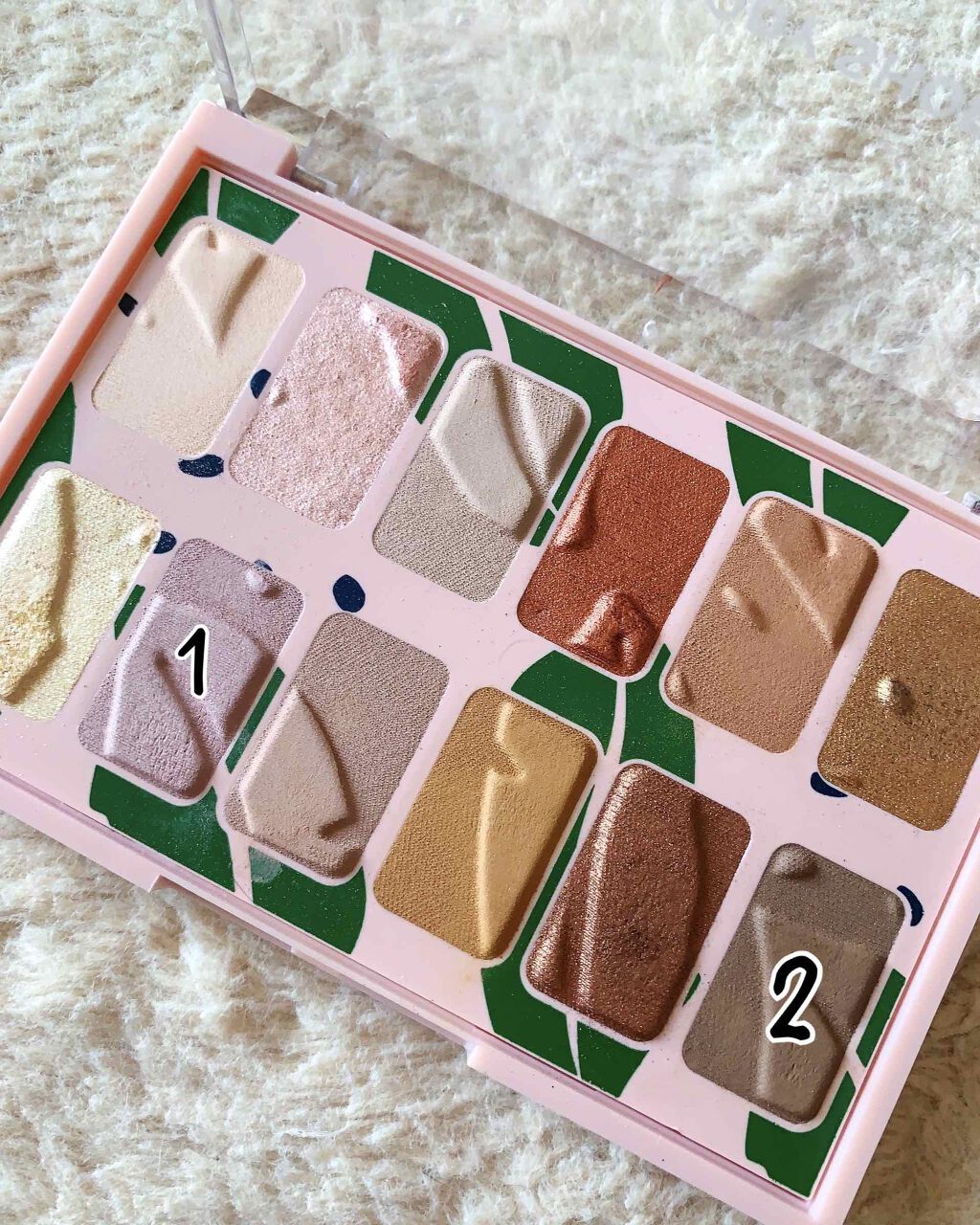 アイシャドウパレット オウンユアナチュラルズ/THE BODY SHOP/アイシャドウパレットを使ったクチコミ（2枚目）