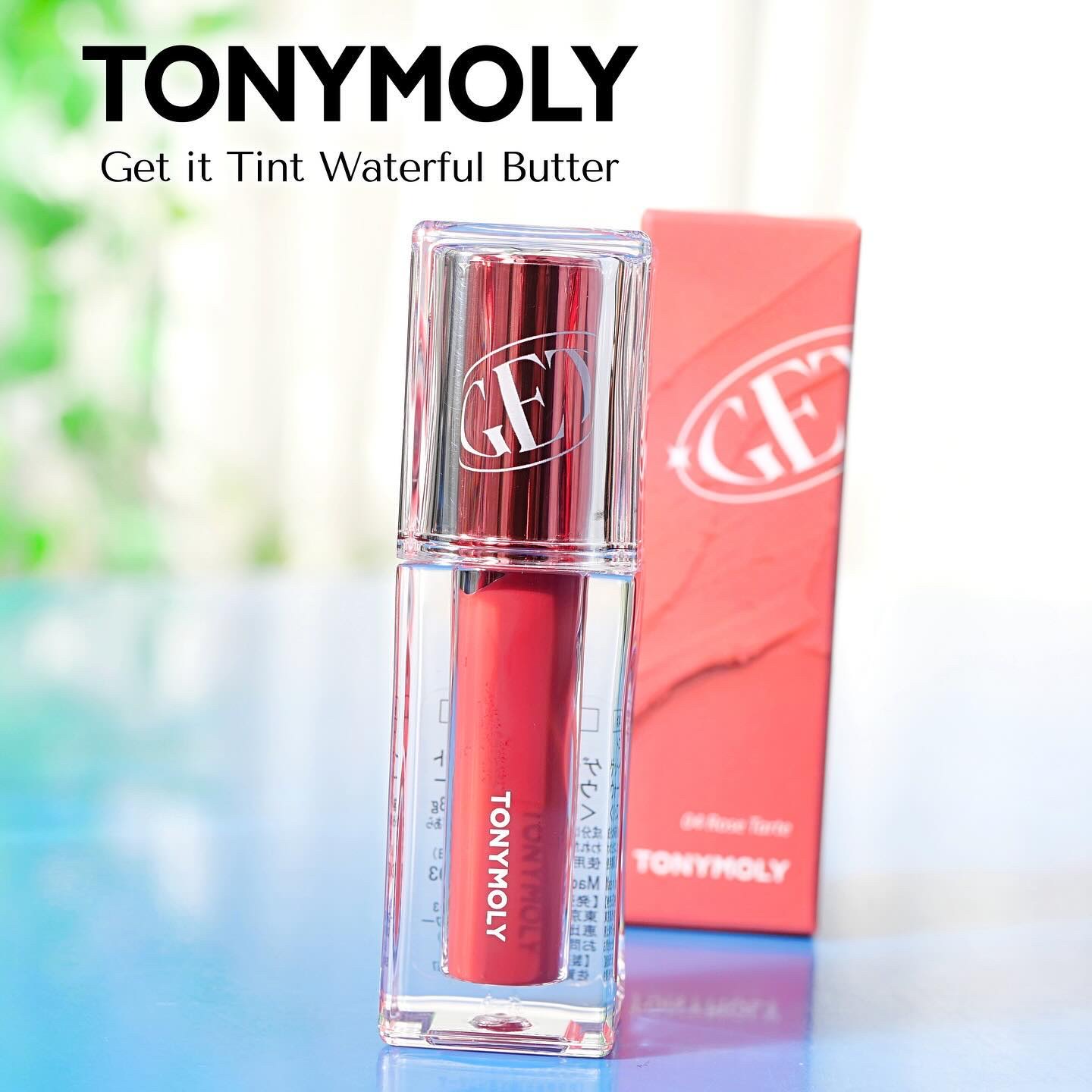 ゲットイットティント ウォーターフルバター 04 Rose Tarte ローズタルト/TONYMOLY/リップティントを使ったクチコミ（1枚目）