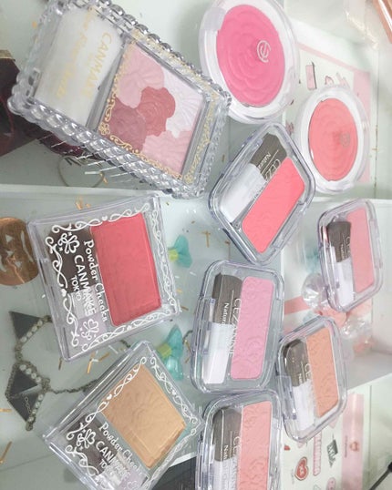 グロウフルールチークス/キャンメイク/パウダーチークを使ったクチコミ(1枚目)