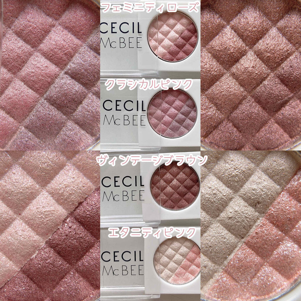 CMBパウダーアイシャドウ/セリア/単色アイシャドウを使ったクチコミ（2枚目）