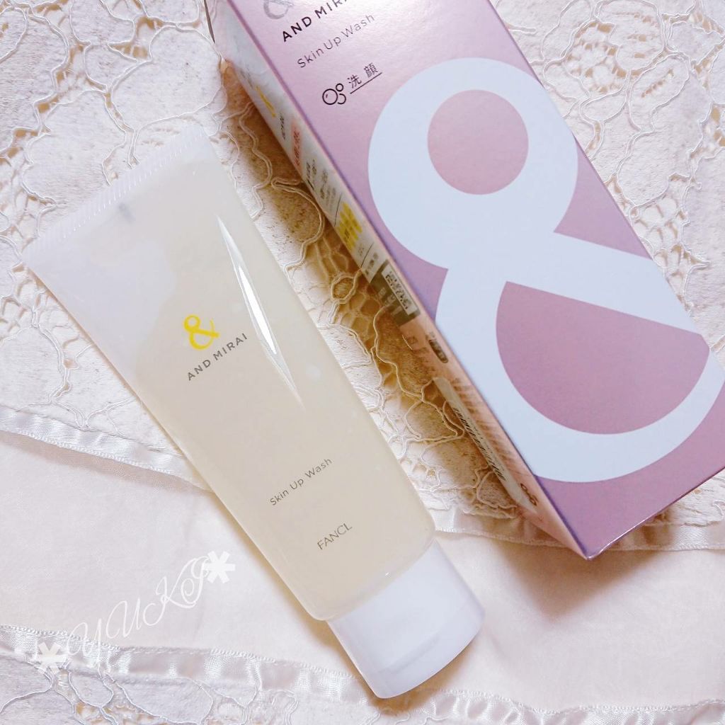 スキンアップウォッシュ/AND MIRAI/洗顔フォームを使ったクチコミ（1枚目）