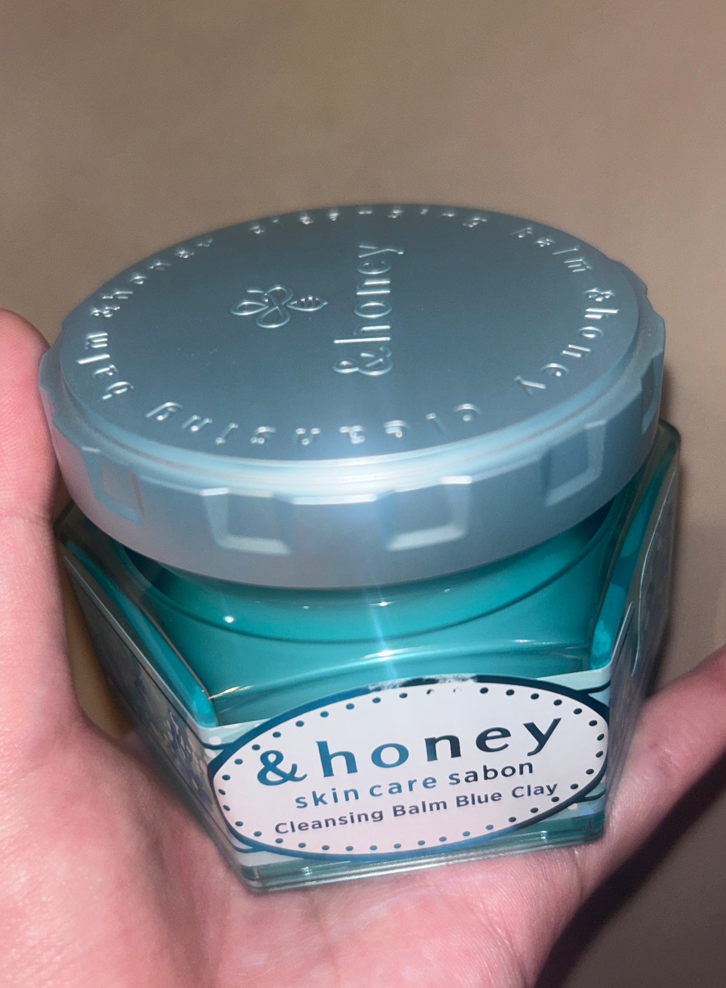 アンドハニー サボン クレンジングバーム ブルークレイ/&honey/クレンジングバームを使ったクチコミ(1枚目)