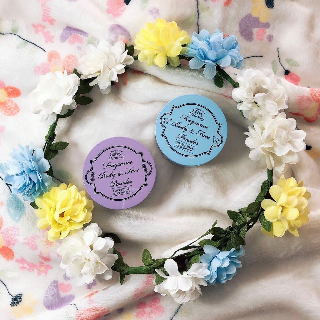 フレグランス ボディ&フェイスパウダー ゴートミルク/Leivy/ルースパウダーを使ったクチコミ(6枚目)