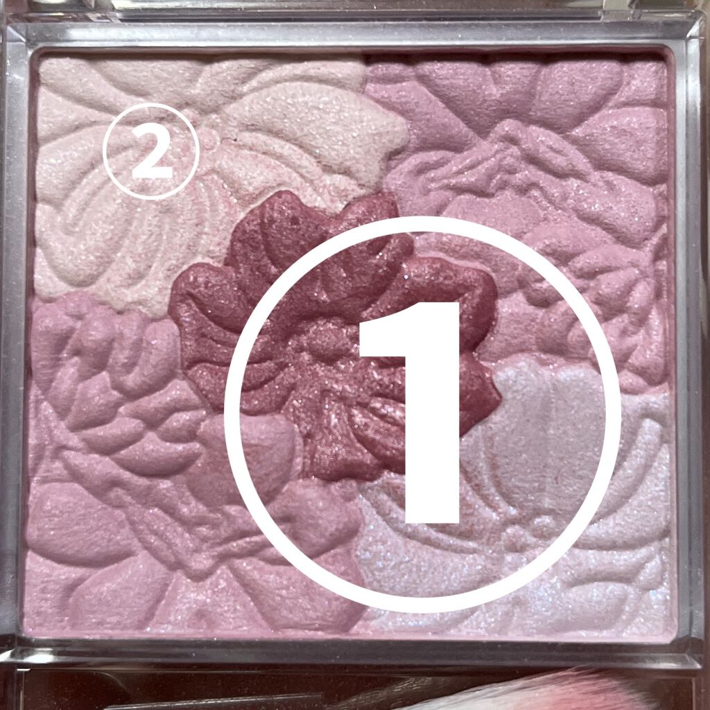 グロウフルールチークス/キャンメイク/パウダーチークを使ったクチコミ（2枚目）