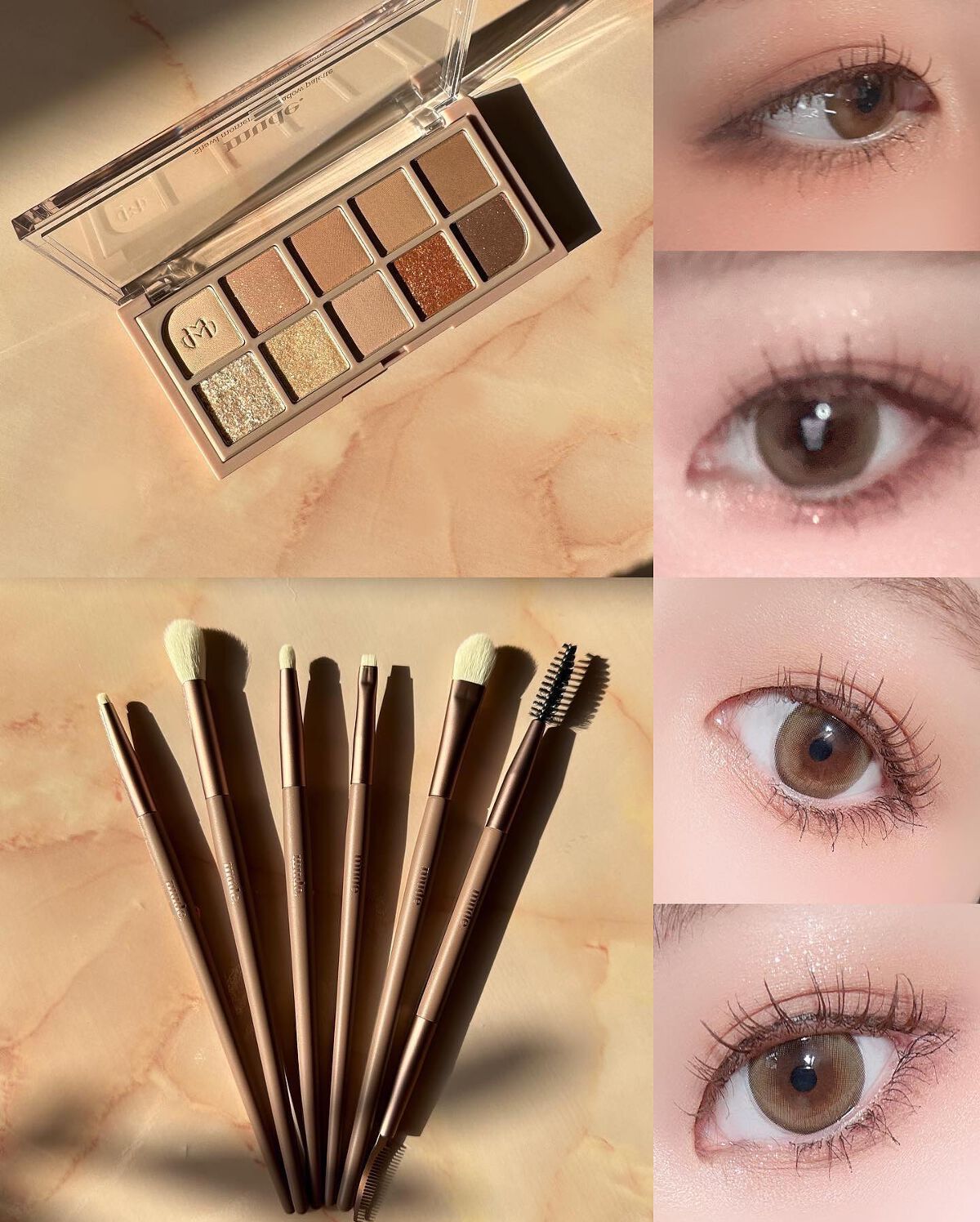 アイトライアルキット(6種)/mude./トライアルキットを使ったクチコミ（2枚目）