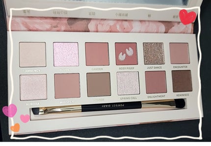 エクスプローラ12色 動物アイシャドウパレット/PERFECT DIARY/アイシャドウパレットを使ったクチコミ(2枚目)