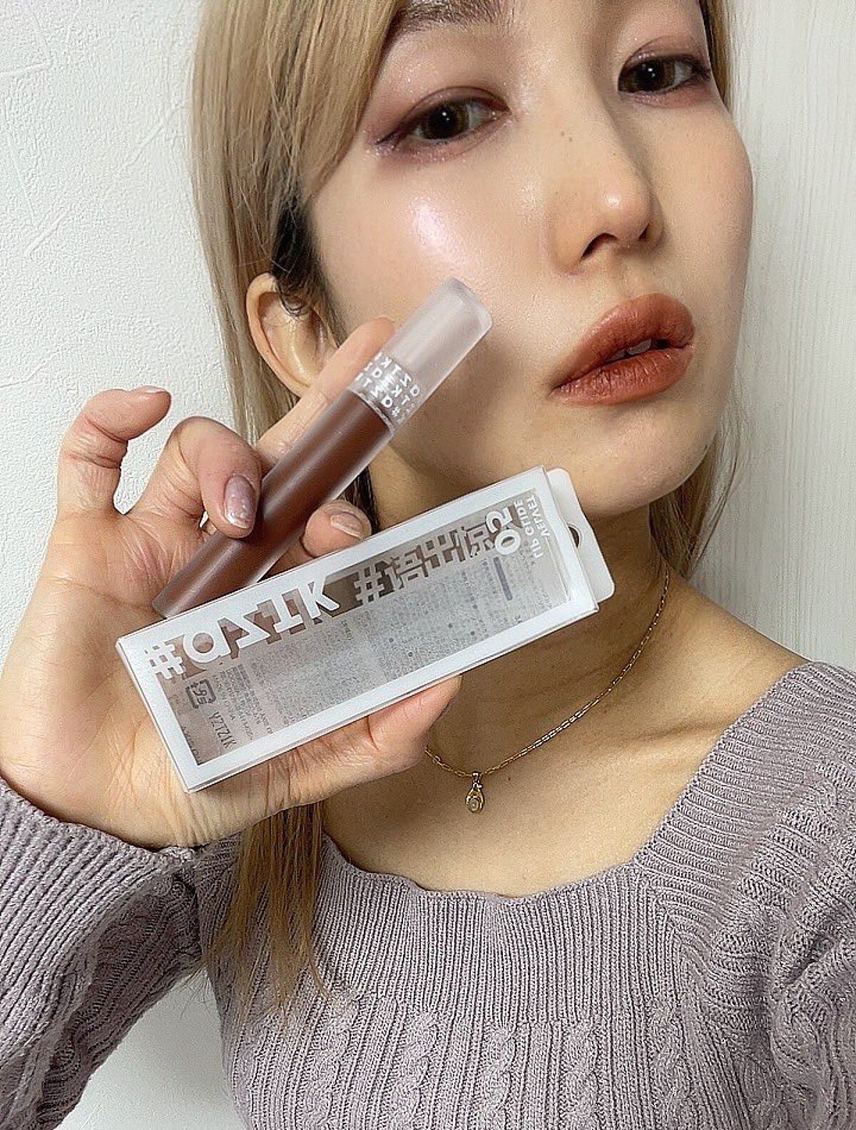 ベルベットクリーミィリップ/aZTK/口紅を使ったクチコミ（1枚目）