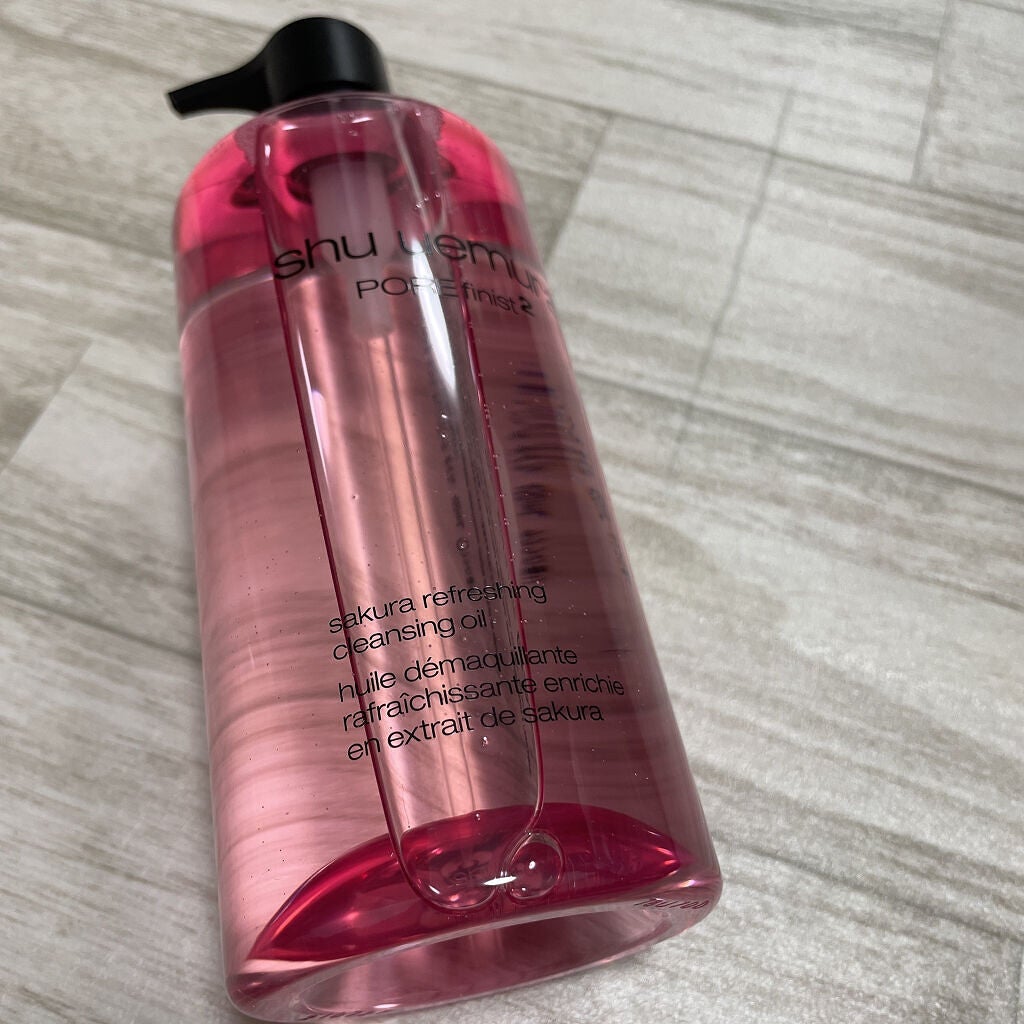 フレッシュ クリア サクラ クレンジング オイル/shu uemura/オイルクレンジングを使ったクチコミ(2枚目)