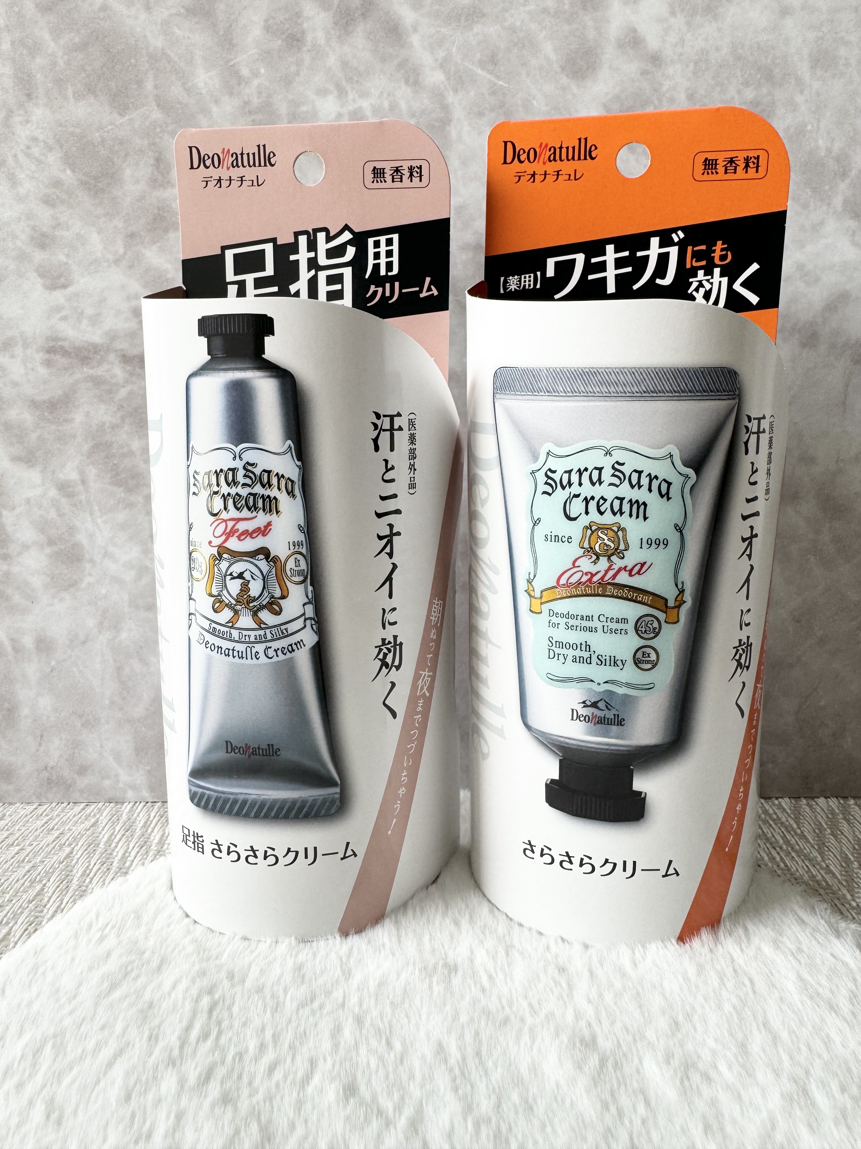 薬用足指さらさらクリーム/デオナチュレ/デオドラント・制汗剤を使ったクチコミ（1枚目）